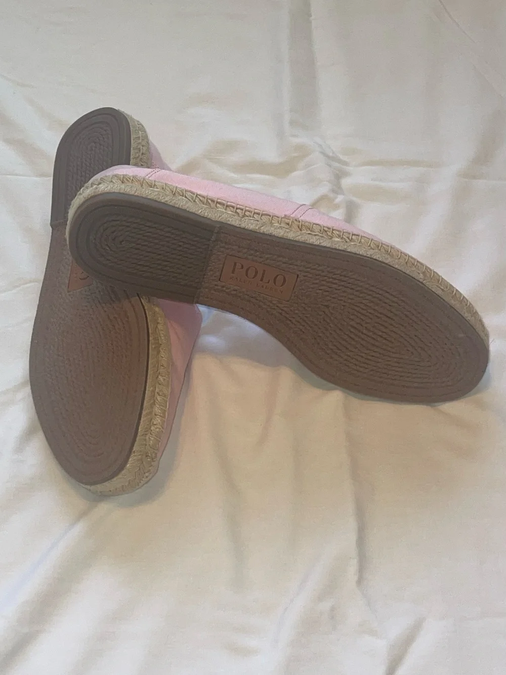 Polo by Ralph Lauren Pale Pink Espadrille Flats